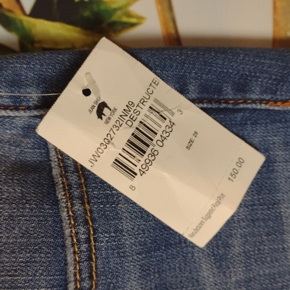 Jean SHOP Heidi Destructed Size 29 NWT - Picture 2 of 7